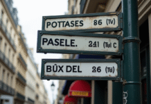 Zoom sur enseignes parisiennes avec codes postaux