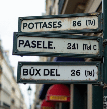 Zoom sur enseignes parisiennes avec codes postaux