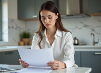 Rembourser prêts étudiants privés : conseils et options à considérer Jeune femme lisant des documents de pret immobilier