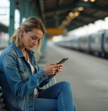 Impact négatif de la technologie sur l’industrie du tourisme : quelles conséquences ? Femme assise seule sur un banc de gare déserte