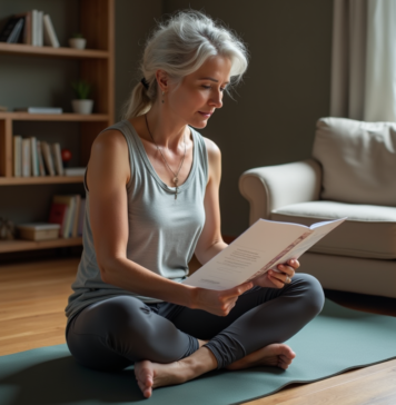 Yoga : quand ne pas le pratiquer ? Les précautions à prendre Femme méditant en yoga dans un salon chaleureux