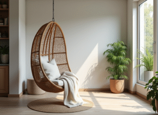 Les meilleurs fauteuils suspendus d’intérieur pour un espace cocooning