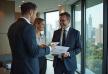 Promoteur immobilier : convaincre en 5 étapes simples ! Promoteur immobilier souriant avec plans en main